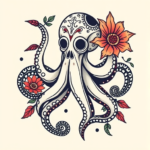 Mexican Octopus Tattoo