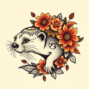 Mexican Otter Tattoo