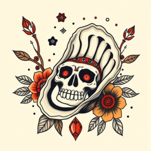 Mexican Oyster Tattoo