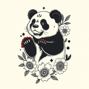 Mexican Panda Tattoo
