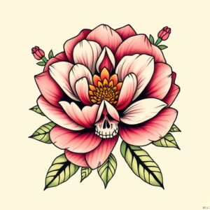 Mexican Peony Tattoo