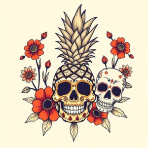 Mexican Pineapple Tattoo