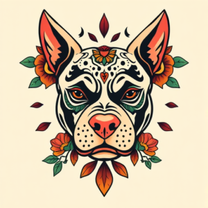 Mexican Pitbull Tattoo