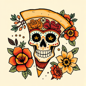 Mexican Pizza Tattoo