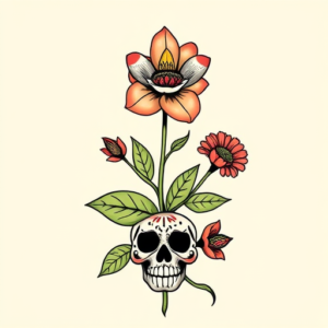 Mexican Plant Tattoo