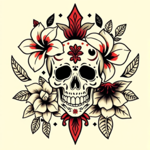 Mexican Plumeria Tattoo