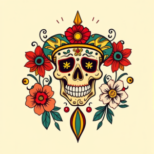 Mexican Poseidon Tattoo