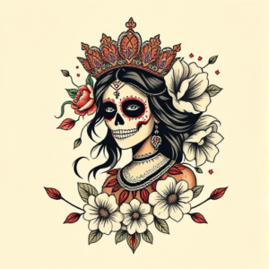 Mexican Queen Tattoo