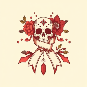 Mexican Ribbon Tattoo