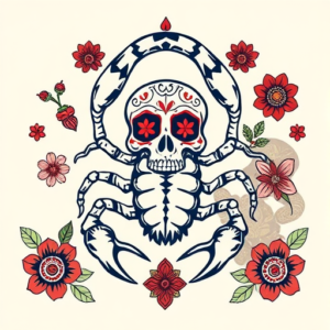 Mexican Scorpio Tattoo