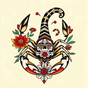 Mexican Scorpion Tattoo