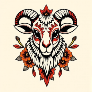 Mexican Sheep Tattoo