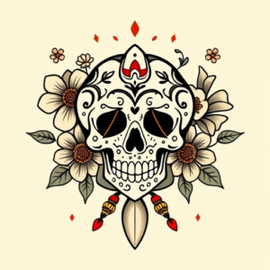 Mexican Shell Tattoo