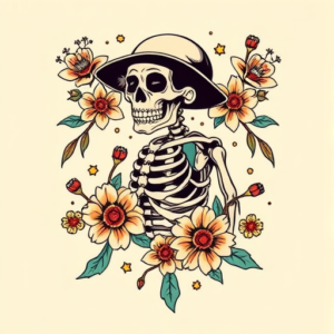 Mexican Skeleton Tattoo