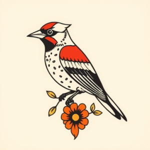 Mexican Sparrow Tattoo