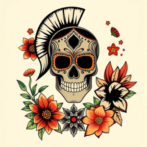 Mexican Spartan Tattoo