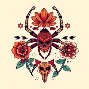 Mexican Spider Tattoo