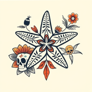 Mexican Starfish Tattoo