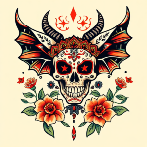 Mexican Succubus Tattoo