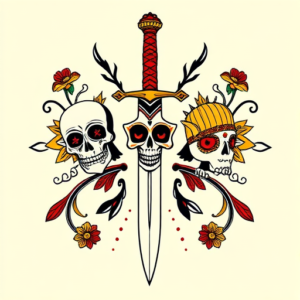 Mexican Sword Tattoo