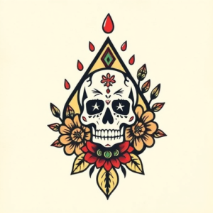 Mexican Teardrop Tattoo