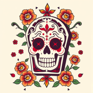 Mexican Tombstone Tattoo