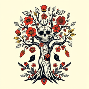 Mexican Tree Tattoo