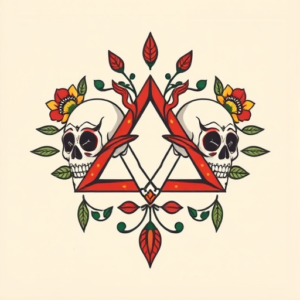 Mexican Triquetra Tattoo