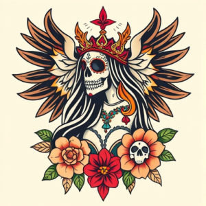 Mexican Valkyrie Tattoo