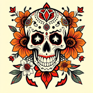 Mexican Voodoo Tattoo