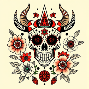 Mexican Wendigo Tattoo