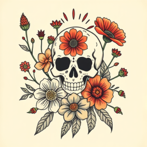 Mexican Wildflower Tattoo