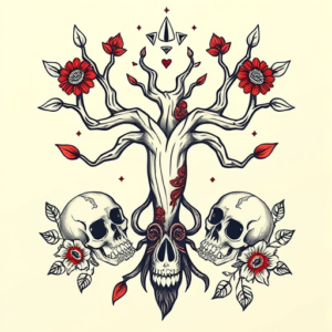 Mexican Yggdrasil Tattoo