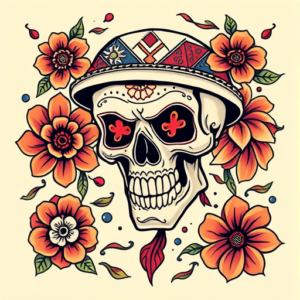 Mexican Zombie Tattoo