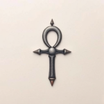 Micro-Realism Ankh Tattoo