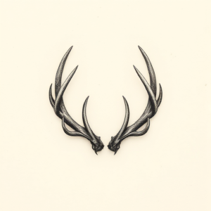 Micro Realism Antler Tattoo