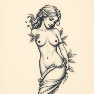 Micro-Realism Aphrodite Tattoo