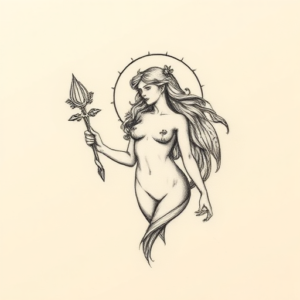 Micro Realism Aphrodite Tattoo