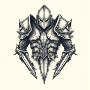 Micro-Realism Armor Tattoo