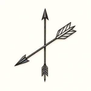 Micro-Realism Arrow Tattoo
