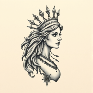 Micro-Realism Athena Tattoo