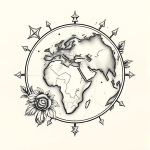 Micro-Realism Atlas Tattoo