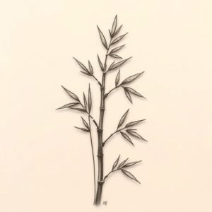 Micro Realism Bamboo Tattoo