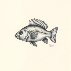 Micro Realism Bass Tattoo