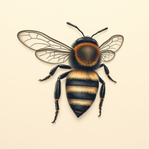 Micro-Realism Bee Tattoo