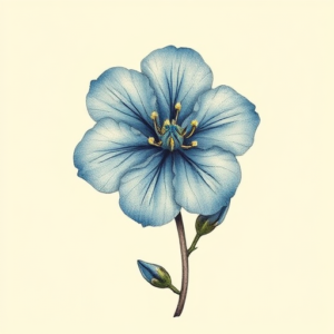 Micro-Realism Bluebonnet Tattoo