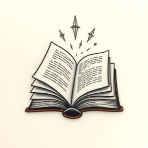 Micro Realism Book Tattoo