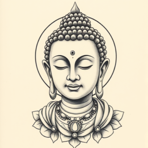 Micro-Realism Buddha Tattoo