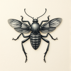 Micro Realism Bug Tattoo