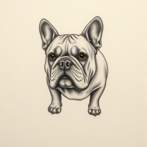Micro Realism Bulldog Tattoo